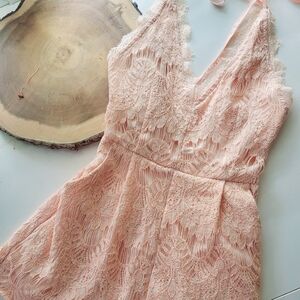 Peach colored romper